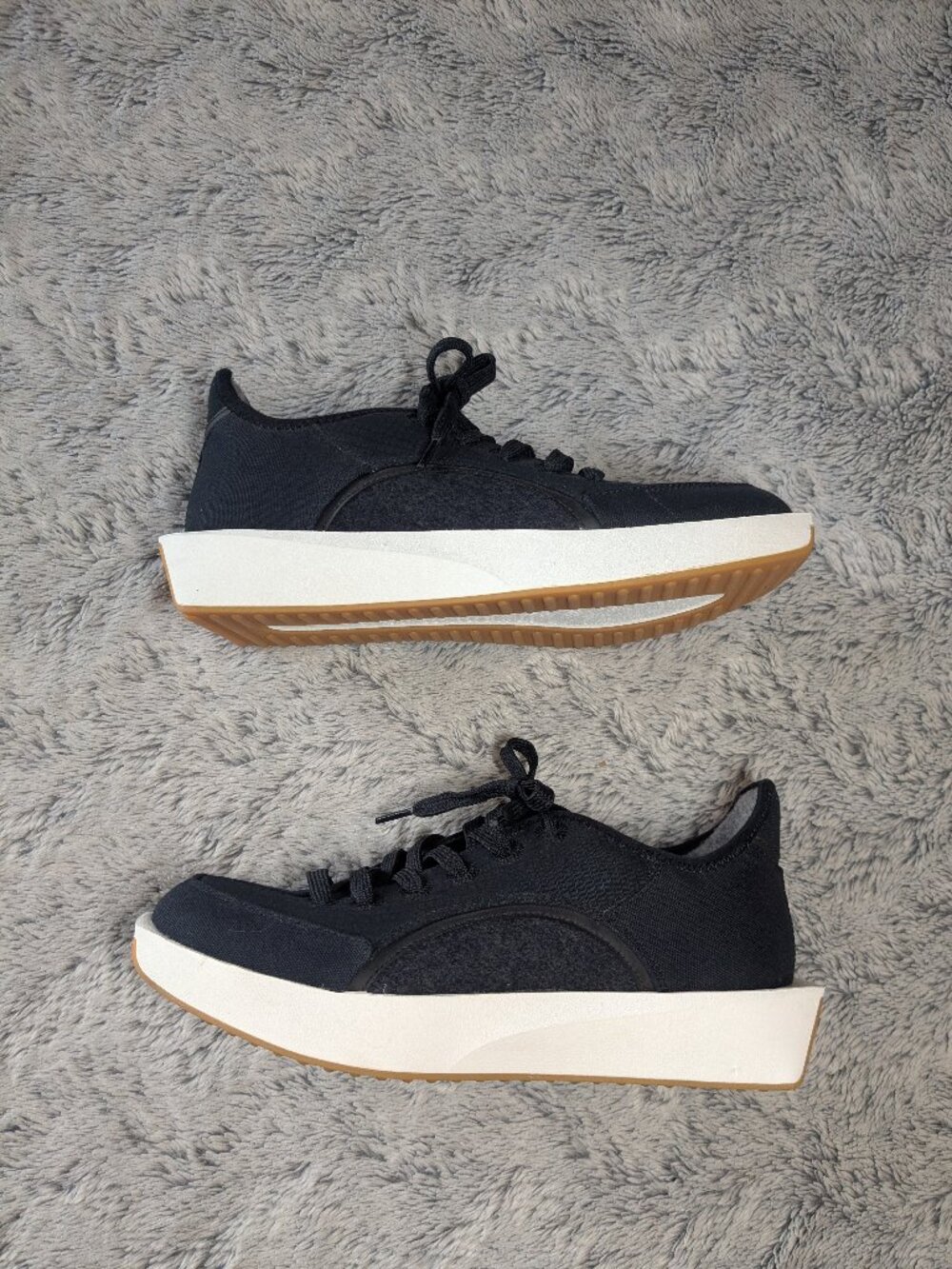 NEW Allbirds Black Risers Sneakers Men's Size 9